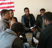 CO class - Participants engaged in group work during CO in Malta